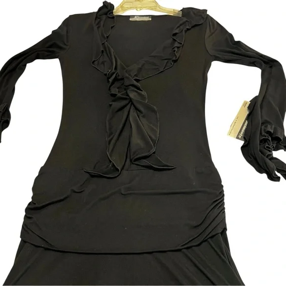 Rinascimento Linea X-Generation Witchy Goth Waist Flared Arm Dress Stevie Nichs - Picture 15 of 16